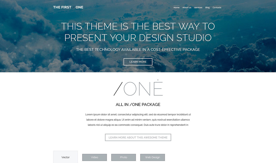 Design Studio Responsive WordPress Theme