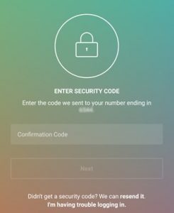 two-factor authentication on Instagram